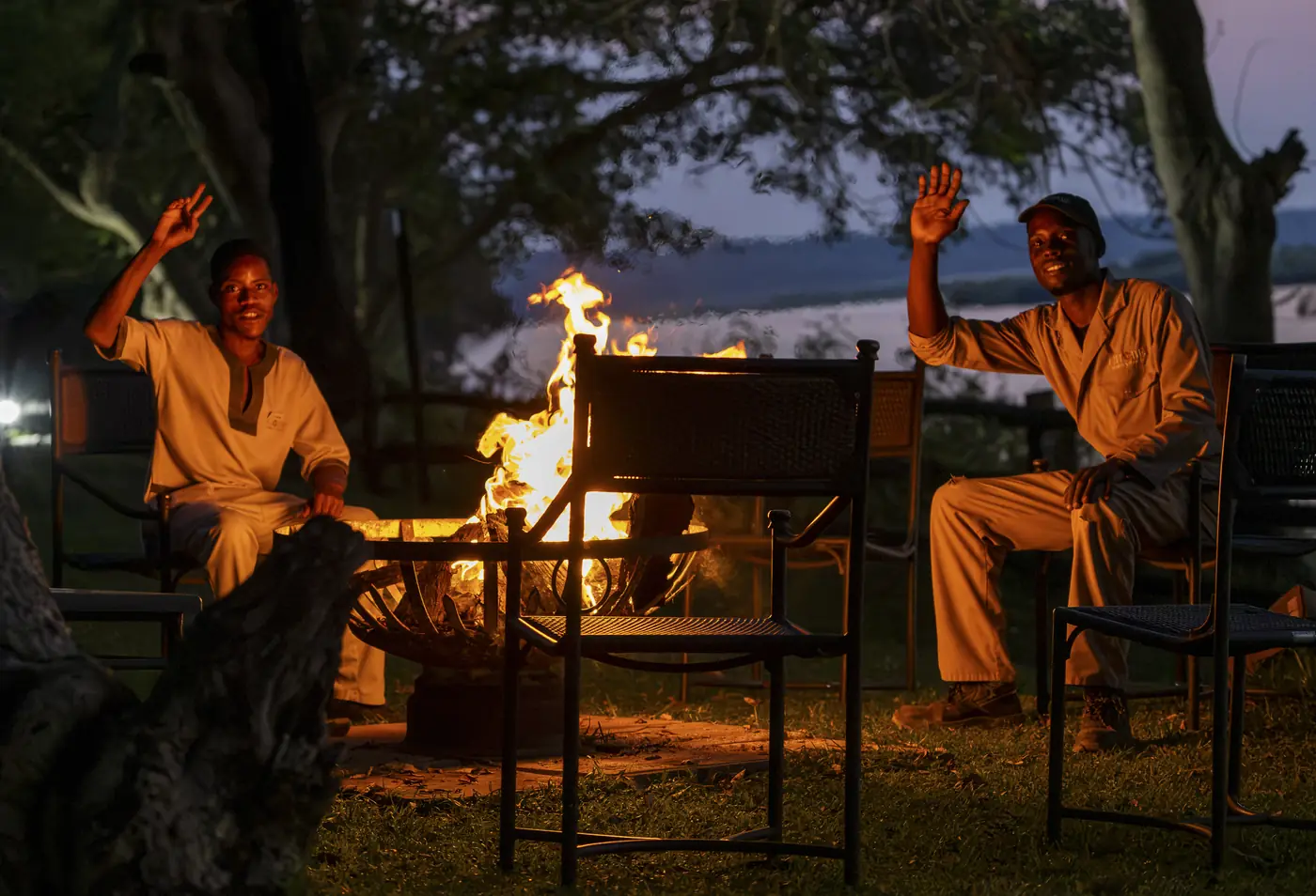 Evening around the fire